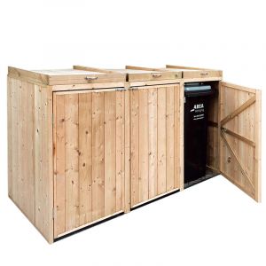 Containerberging vuren groen geïmpregneerd Triple B213 x D80 x H116,5 cm Vooraanzicht