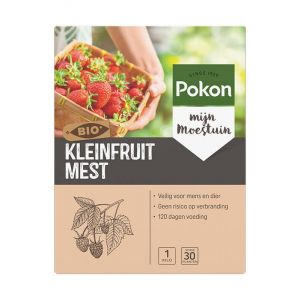 Pokon Bio Kleinfruit Mest 1kg Vooraanzicht