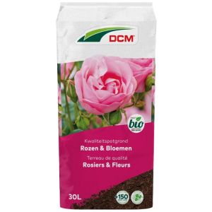 DCM Bio Potgrond Rozen & Bloemen 30L Vooraanzicht