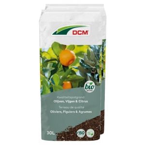 40 x 30L DCM Potgrond Olijven, Vijgen & Citrus Vooraanzicht