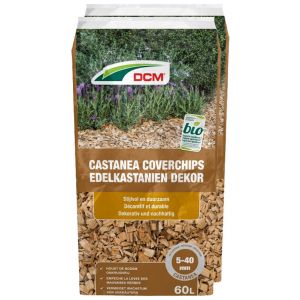 20 x 60L DCM Bio Castanea CoverChips Vooraanzicht