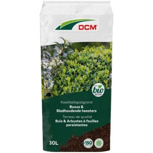 DCM Bio Potgrond Buxus & Bladhoudende heesters 30L Vooraanzicht