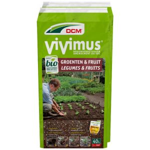 20 x 40L DCM Bio Vivimus® Groenten & Fruit  Vooraanzicht