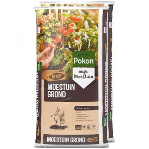 25 x 40L Pokon Bio MPS RHP Moestuin Grond Vooraanzicht