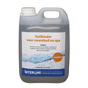 2.5L fles Interline Vuilbinder voor Zwembad en Spa 