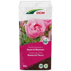 DCM Bio Potgrond Rozen & Bloemen 30L Vooraanzicht