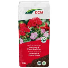 DCM Bio Potgrond Geraniums & Bloeiende planten 30L Vooraanzicht