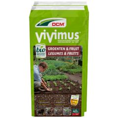 20 x 40L DCM Bio Vivimus® Groenten & Fruit  Vooraanzicht